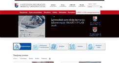 Desktop Screenshot of lsmuni.lt